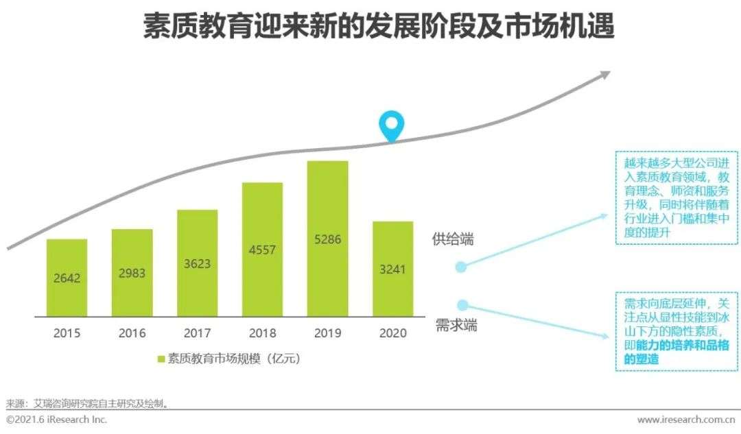 2021年中国素质教育行业趋势洞察报告