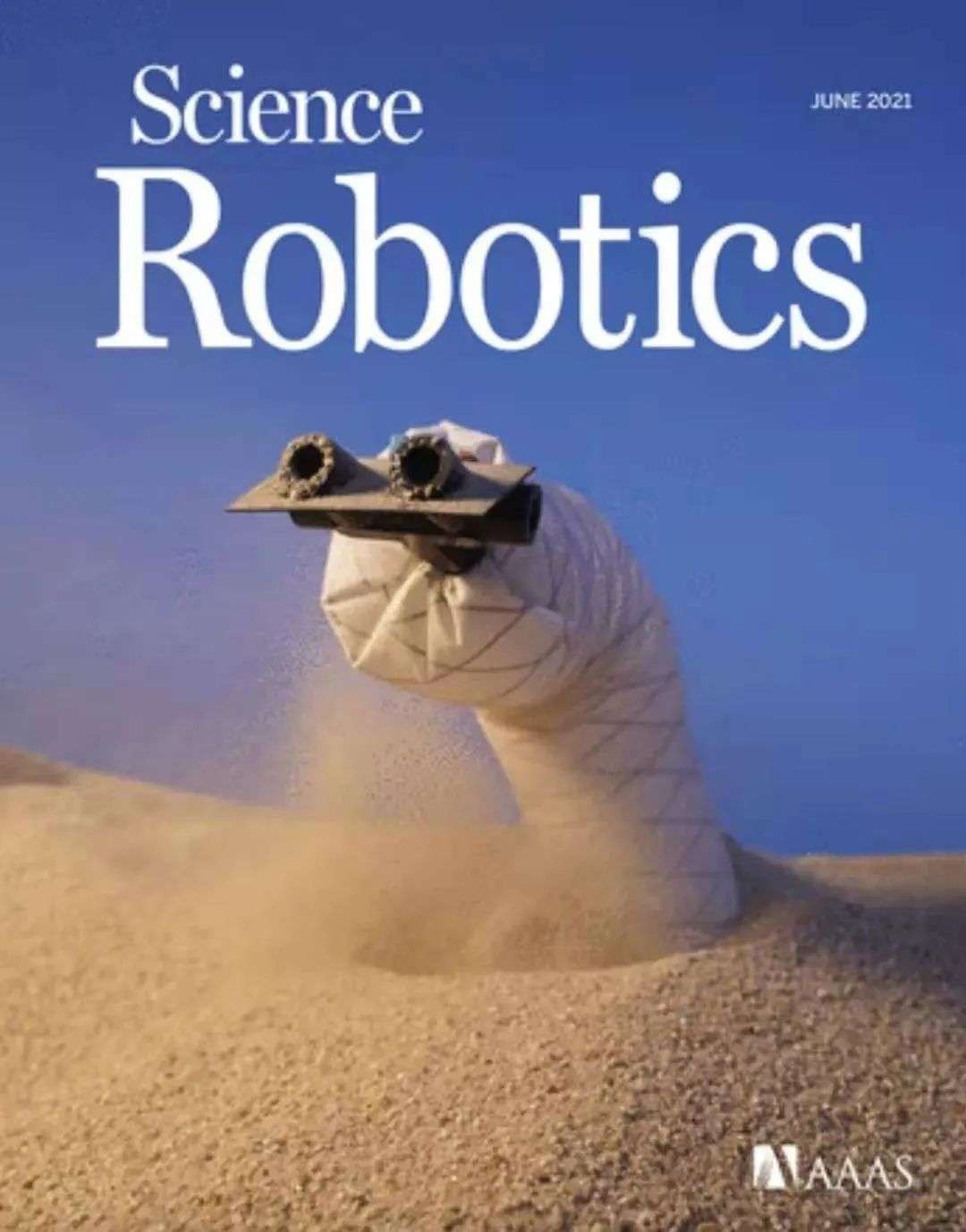 地下挖洞软体机器人登Science子刊封面，未来或将奔赴外太空