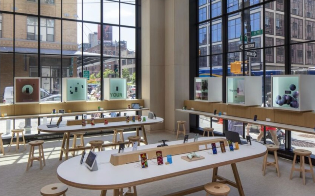 谷歌全球第一家线下零售店开业：苹果的影子、谷歌的内核，比苹果店更好玩