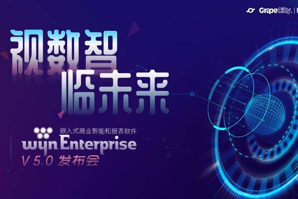 洞见嵌入式BI未来，葡萄城 Wyn Enterprise 商业智能和报表软件V5.0发布会成功举办！