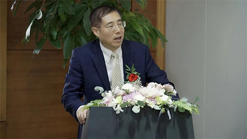 博璞诺董事长黄平,ceo朱文峰,商务主管方圆,美迪西创始人&ceo陈春麟