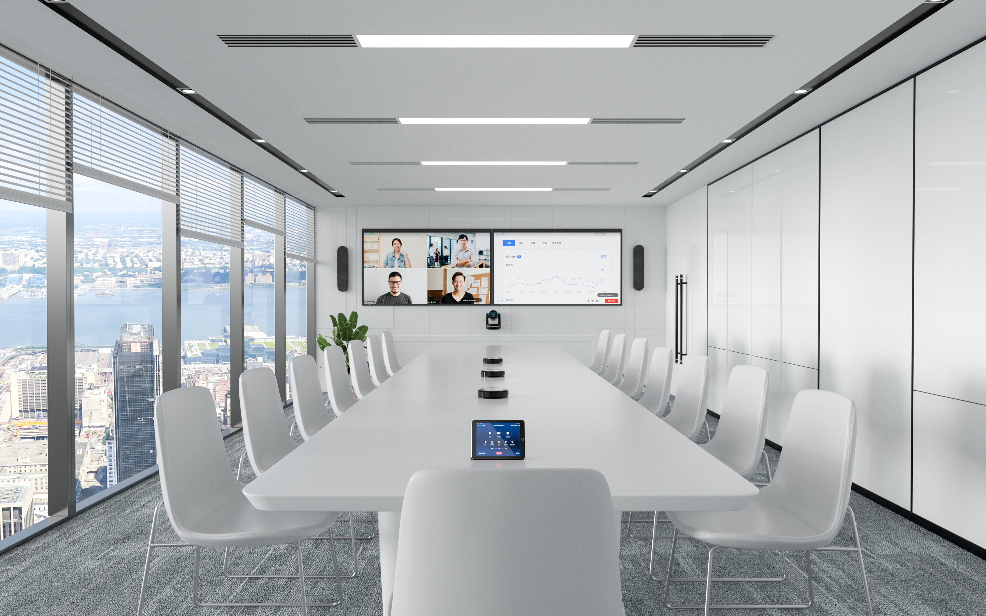 视频会议赛道狂奔一年，未来会议室的核心是互联互通、建设生态