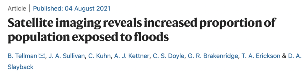 不止河南，Nature封面预测：未来8年，7.58亿人将经历百年一遇洪水