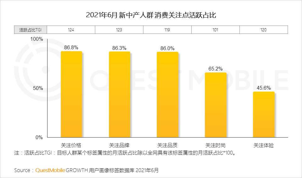 QuestMobile2021新中产人群洞察报告：高度活跃的消费背后是多元化的需求，2亿新中产为营销带来更多可能