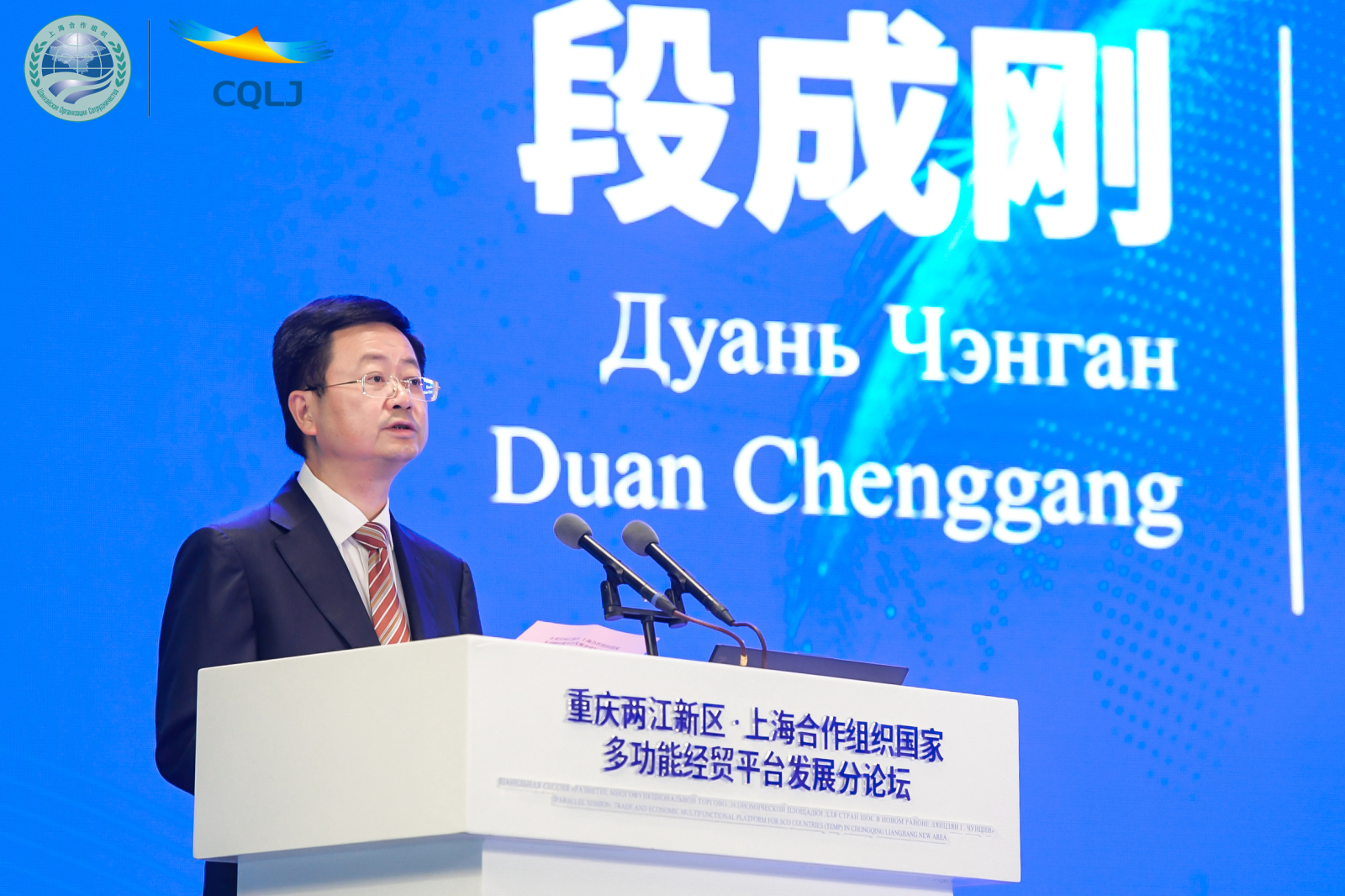 重庆两江新区上海合作组织国家多功能经贸平台发展分论坛