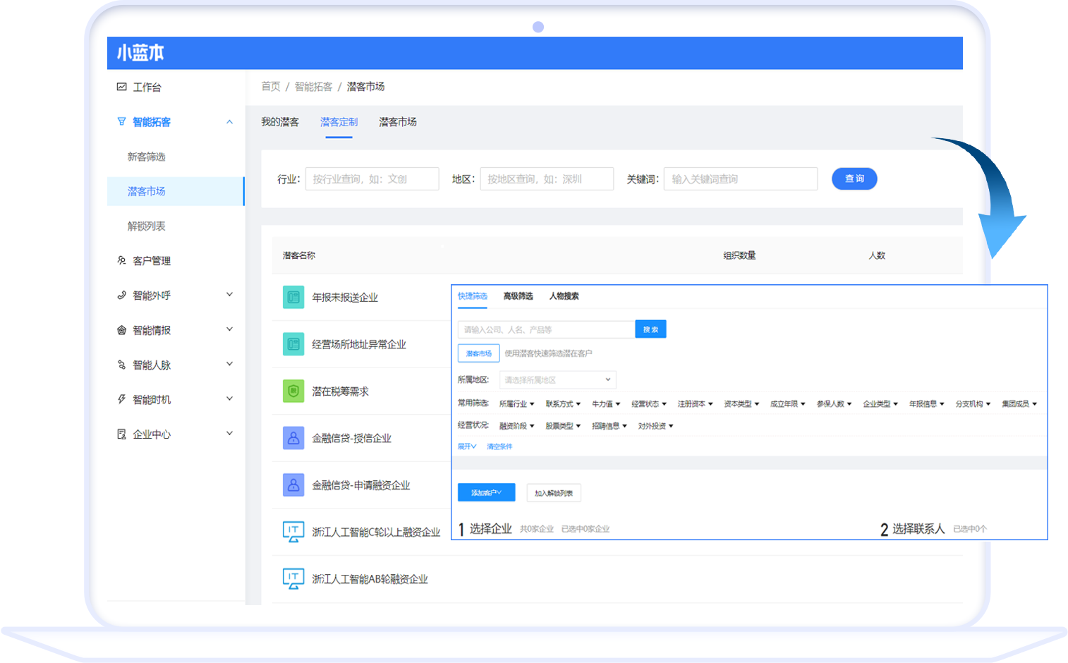 降低营销成本90%！小蓝本赋能财税企服平台“智”赢客户