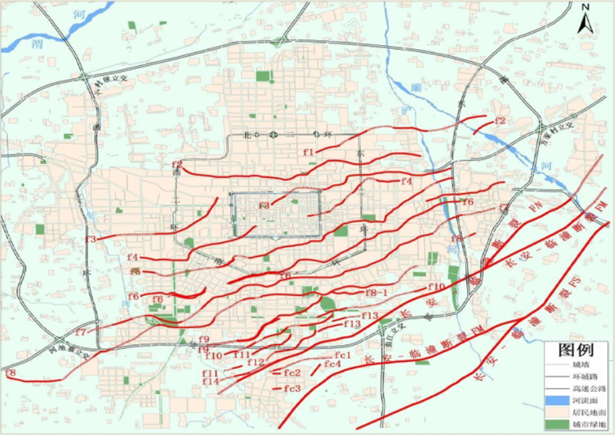 西安地裂缝高清分布图图片