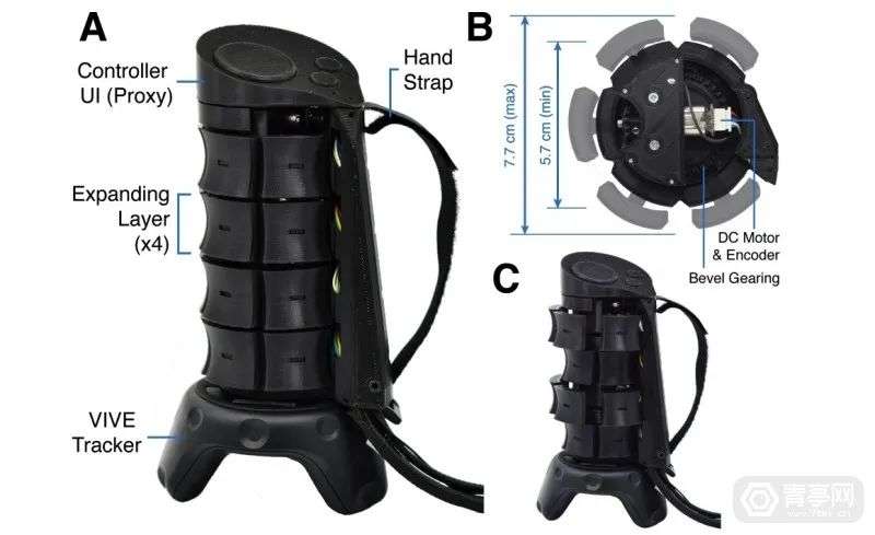 X-Rings: A Hand-mounted 360 Degree Shape Display for Grasping in