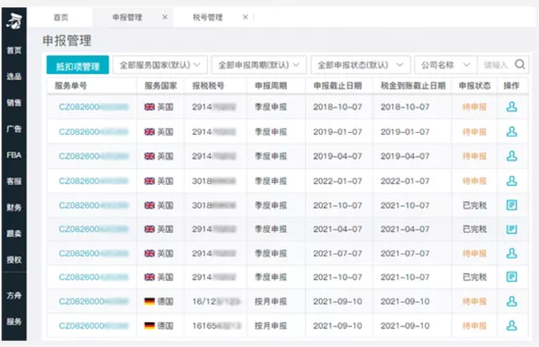 VAT注册+申报一年不到200，船长BI新功能重磅上线！