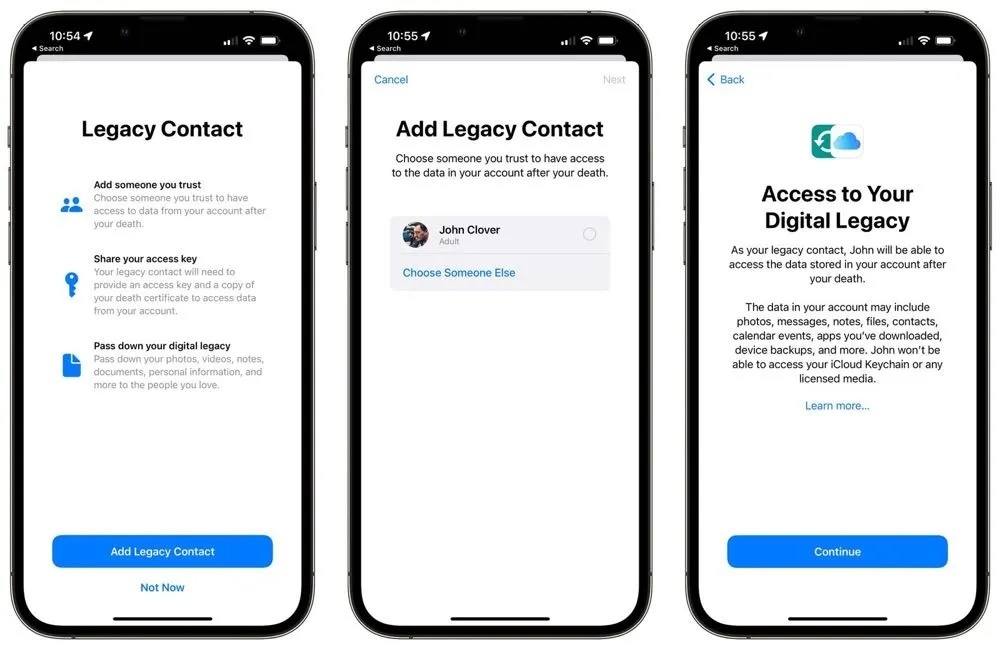 苹果新增数字遗产功能，可指定联系人继承iCloud数据_详细解读_最新资讯_热点事