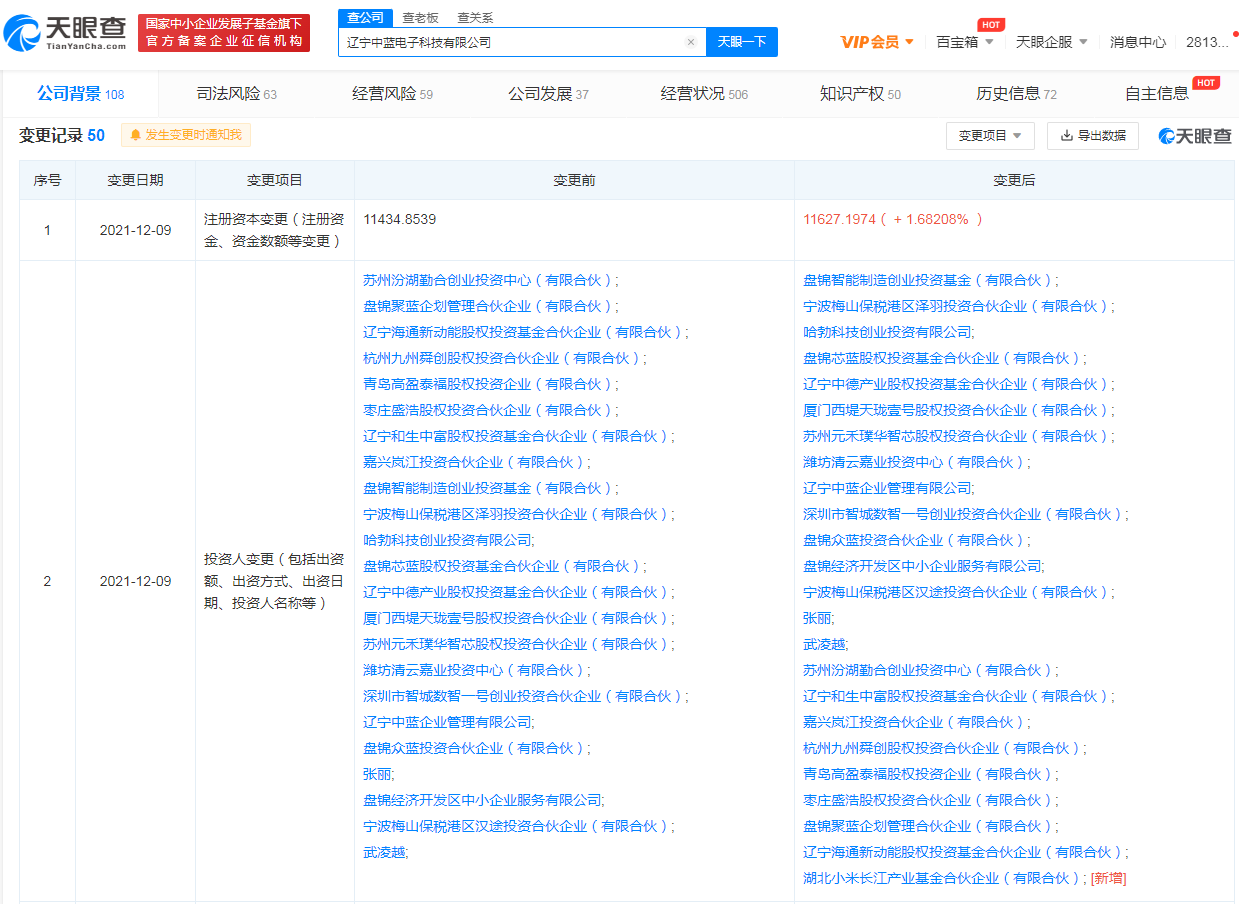 小米入股一手机摄像头部件研发商，后者股东含华为哈勃