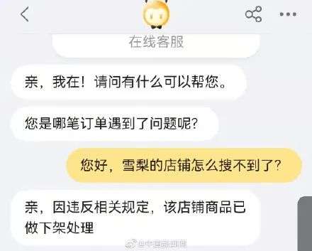 “红人”雪梨淘宝店铺被封，拥有粉丝2800万，旗下多家公司注销，消费者为售后问题担心_详细解读_最新资讯_热点事件