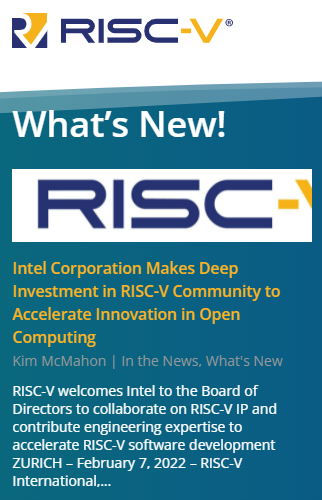 RISC-V “异军”突起，英特尔：消灭不了就加入它(图1)