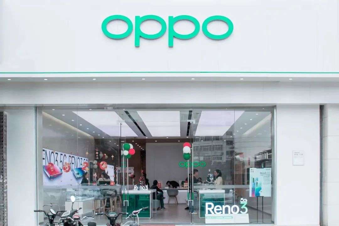 oppo专卖店门头效果图图片