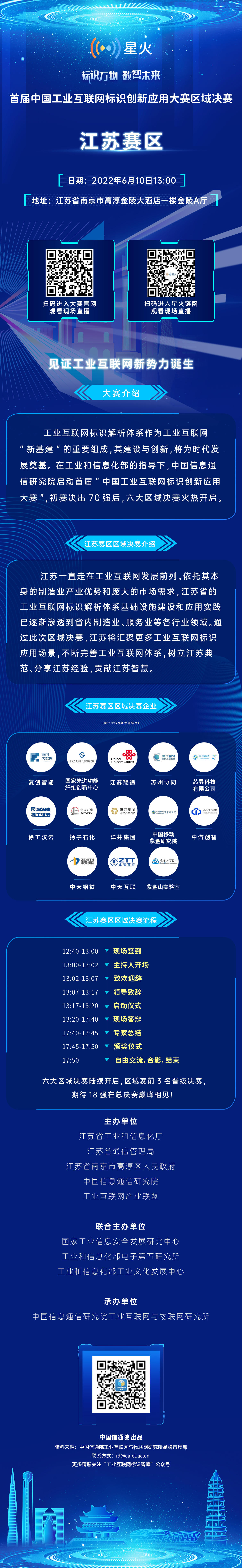 首届工业互联网标识创新应用大赛持续进行时，第三场区域决赛落地南京