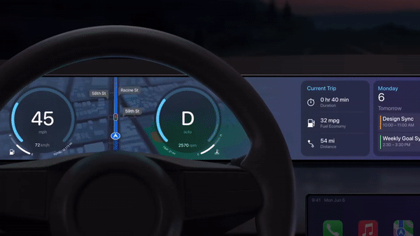 苹果全新CarPlay来势汹汹，iOS 16或将接管你的汽车(图4)