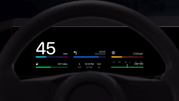 苹果全新CarPlay来势汹汹，iOS 16或将接管你的汽车(图6)