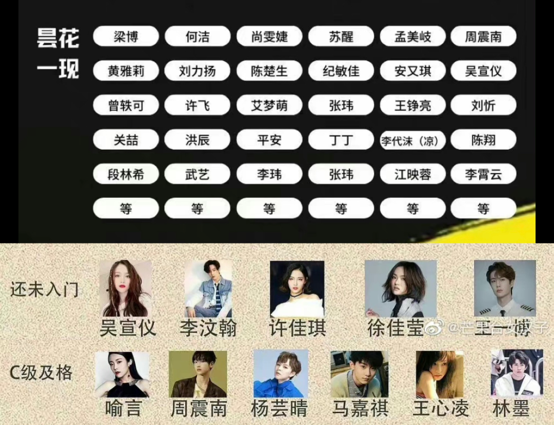 民间自制内娱榜靠谱吗