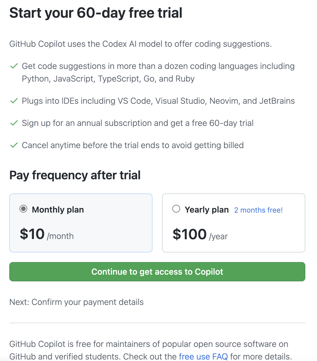 AI 帮写代码 67 元/月，GitHub Copilot 搞收费“双标”，劝退大批程序员