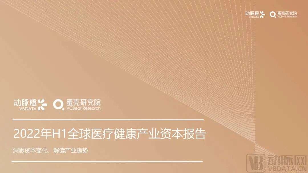 2022年H1全球医疗健康产业资本报告：早期项目持续增长，国内二级市场回暖在即(图2)