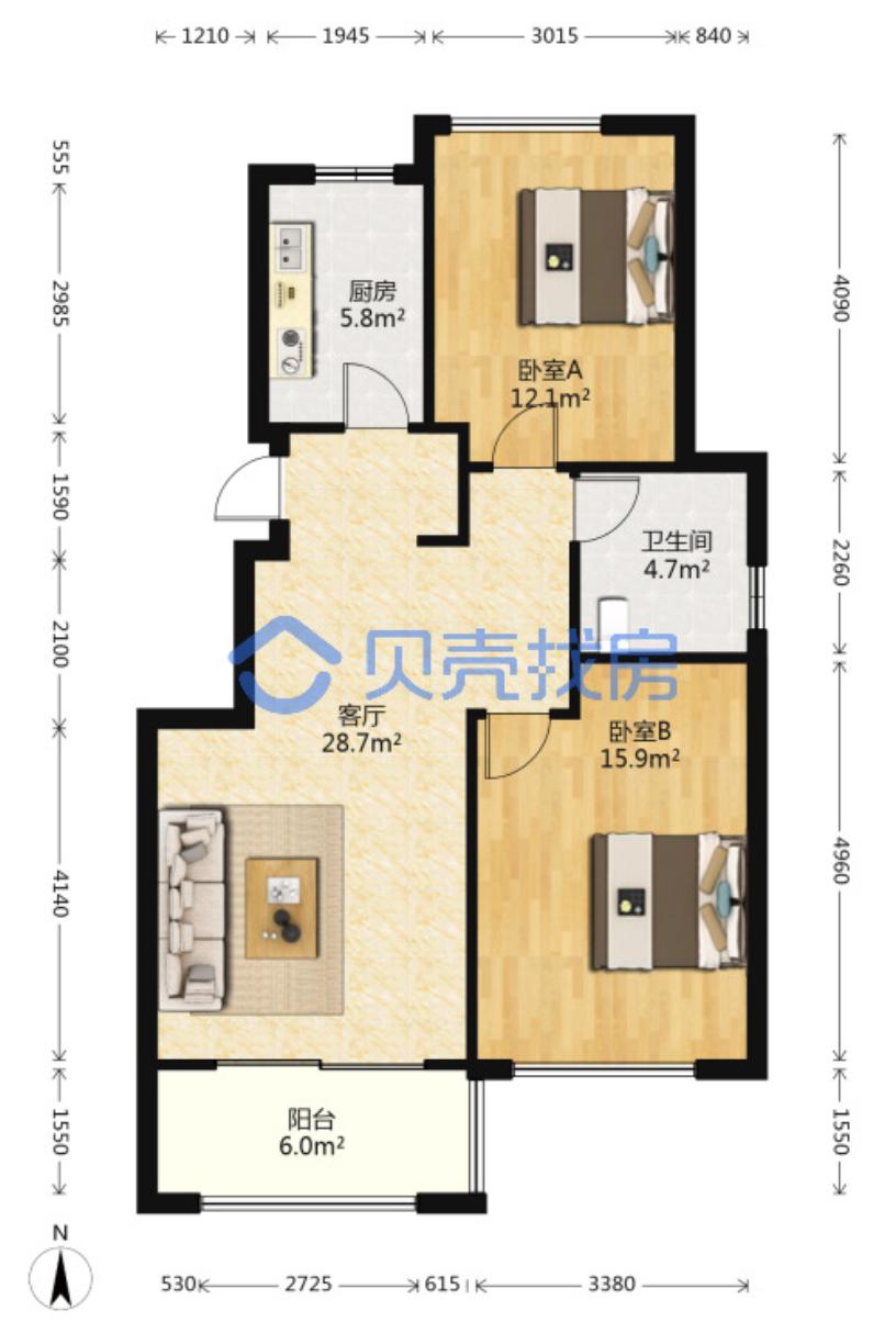 89平做三房两卫，是鸡腿还是鸡肋-36氪
