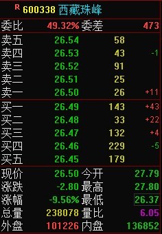股价大跌触及跌停！西藏珠峰盐湖提锂项目再度生变，上交所紧急问询！网友：凭借一己之力带崩了整个板块