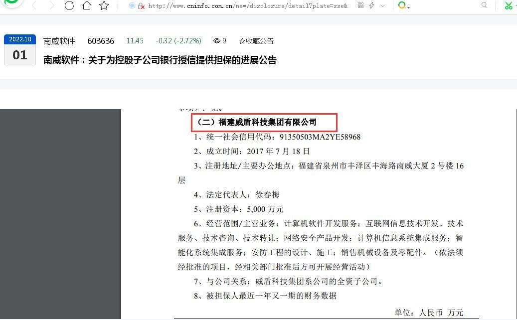上半年利润亏损超5000万元后，南威软件向两子公司提供4000万元担保：其中一子公司上半年净亏损500多万元