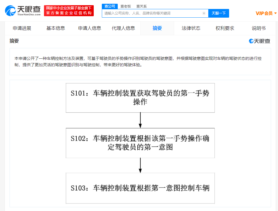 华为专利可基于司机手势控制驾驶