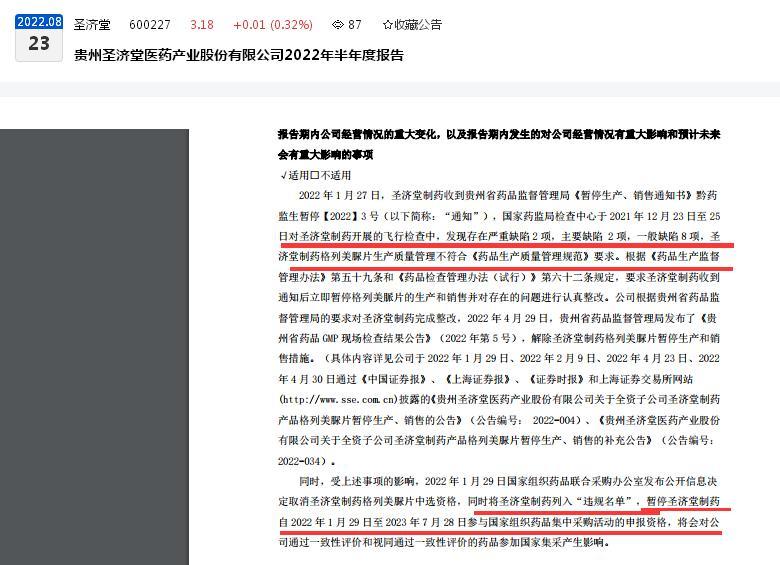 圣济堂并购医药公司“埋雷”：年度亏损超17亿元、业绩补偿缺斤短两、制药产品飞检不合格被暂停集采资格