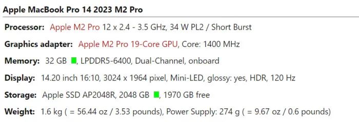 M2 Pro新款MacBook Pro 14真机实测(图7)