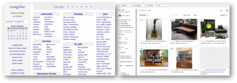 奇葩 网站Craigslist：页面二十多年不变，年收入上亿美元 36氪