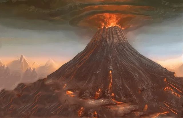 日本富士山喷发