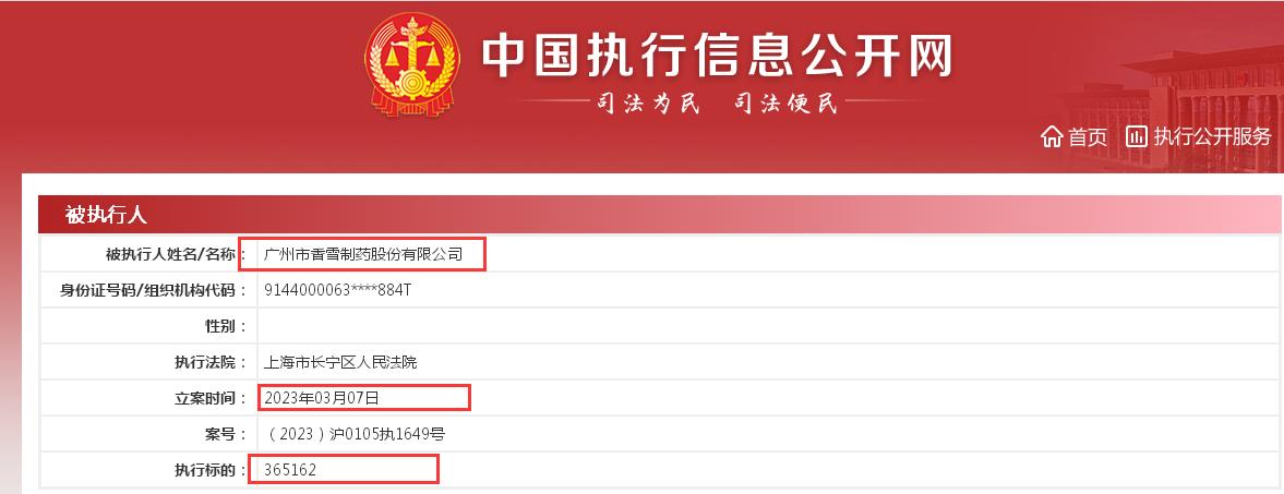 再陷巨亏泥潭后，香雪制药成被执行人、多次因虚假宣传被罚