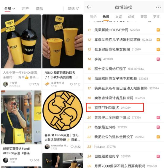 喜茶携手FENDI刷屏各大平台，“有效品牌联名”到底怎么做？-36氪