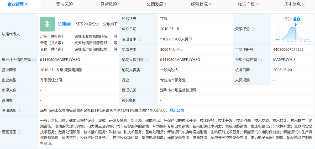 深圳「远信储能」完成A轮融资