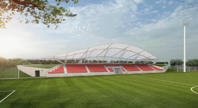 沣东足球公园 正式与大家见面