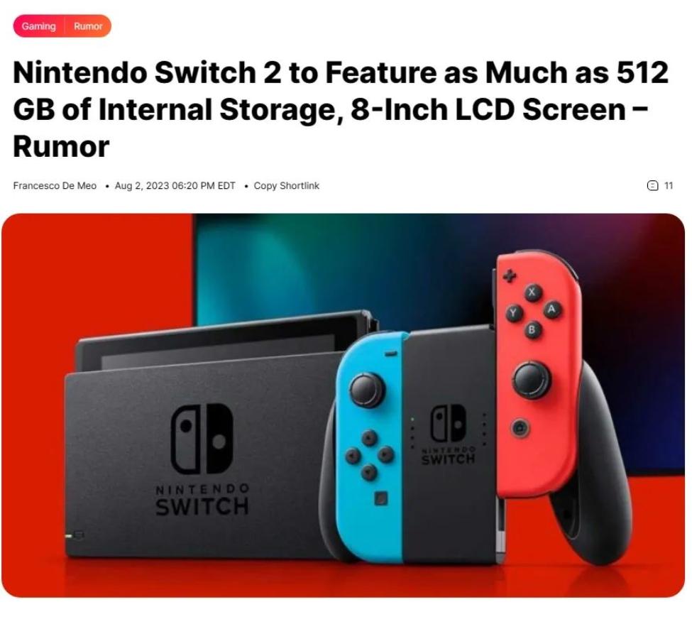 任天堂新一代Switch爆款预定？性能大涨十倍…售价贵百元-36氪