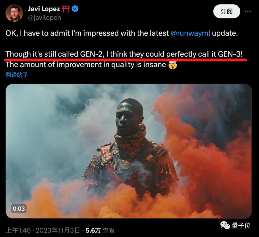 Gen-2颠覆AI生成视频，一句话秒出4K高清大片，网友：彻底改变游戏规则-36氪