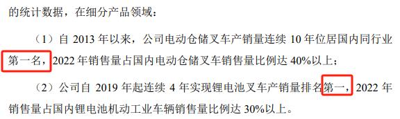   行业地位摘要，数据来源：上会稿