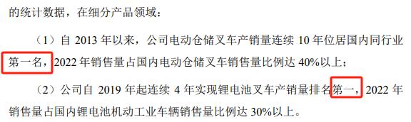   行业地位摘要，数据来源：上会稿