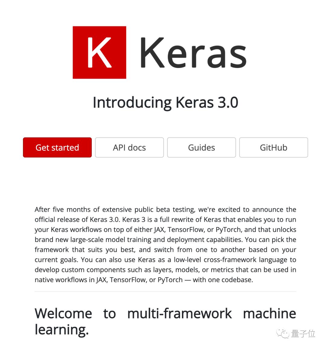 Keras 3.0正式发布，一统TF/PyTorch/Jax三大后端框架，网友：改变游戏规则(图5)