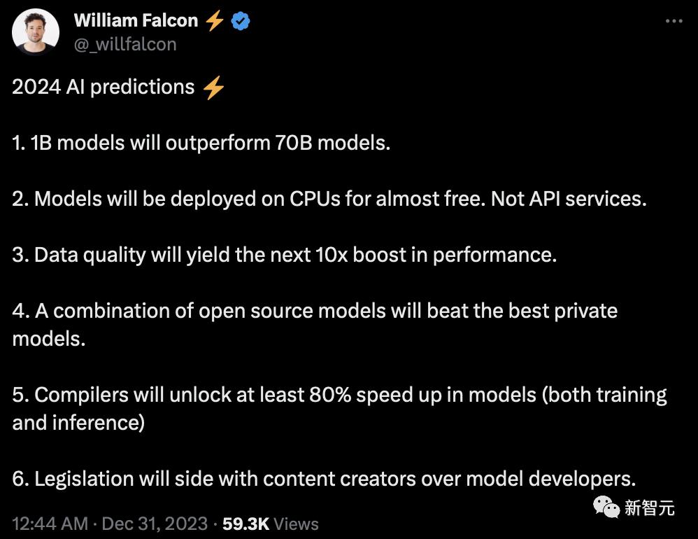 GPT-5不会真正突破，24年AGI不会实现，全网AI大佬24年最全预测