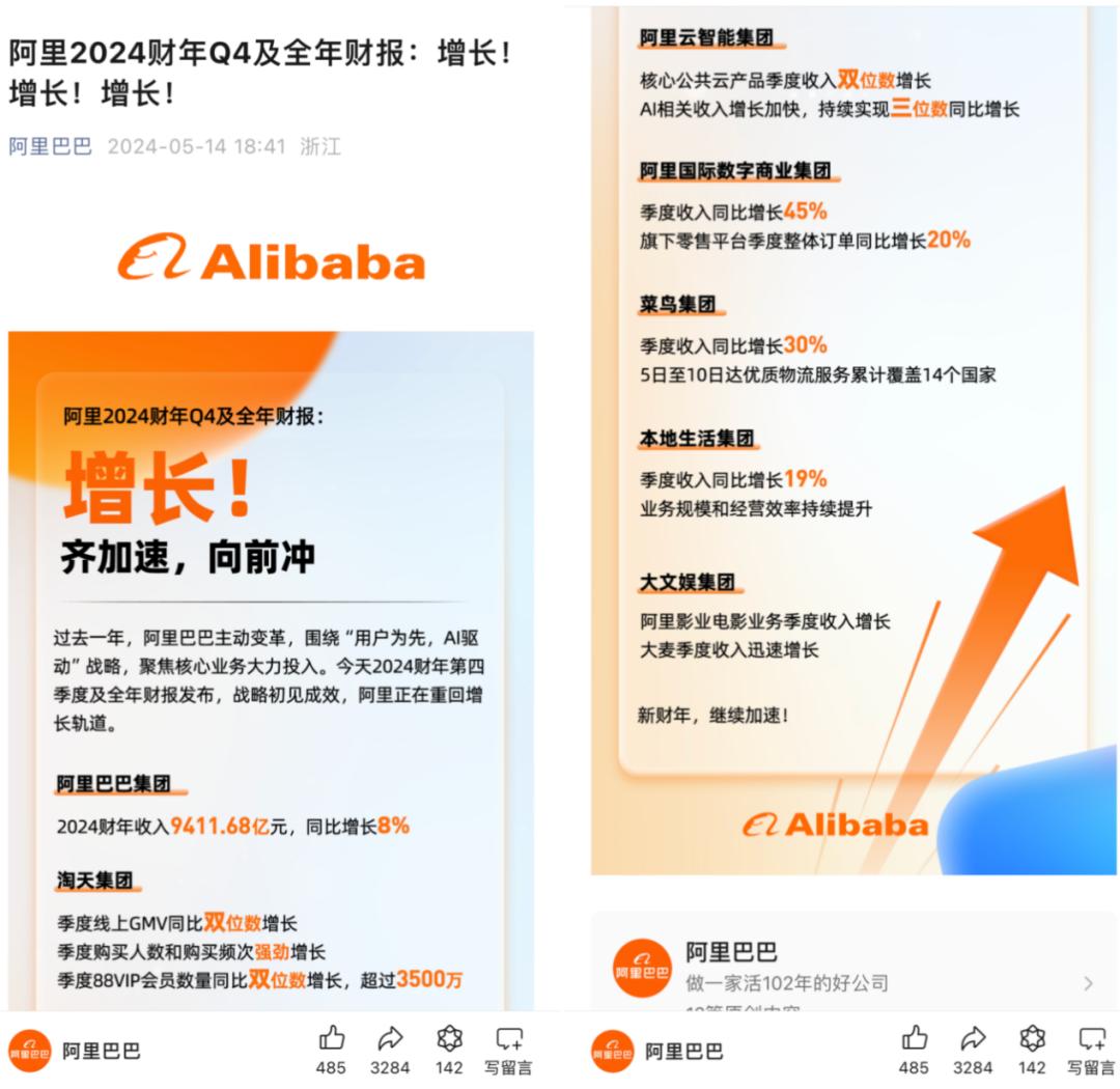 阿里最新财报三提“增长”，但淘宝天猫真的回暖了吗？-36氪