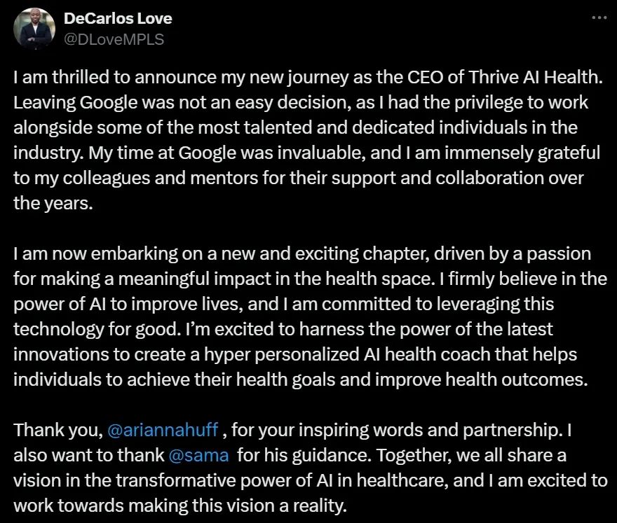 OpenAI CEO又创办了一家AI公司