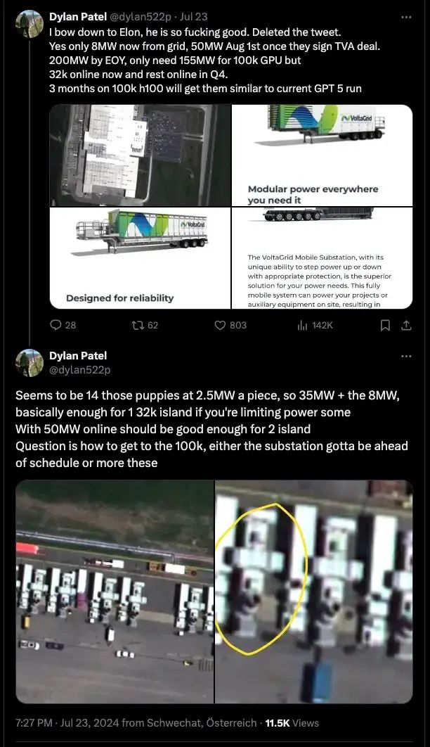 缺卡、缺电、缺组网技术，谁能为马斯克构建出全球最强大的 10 万卡超级集群？