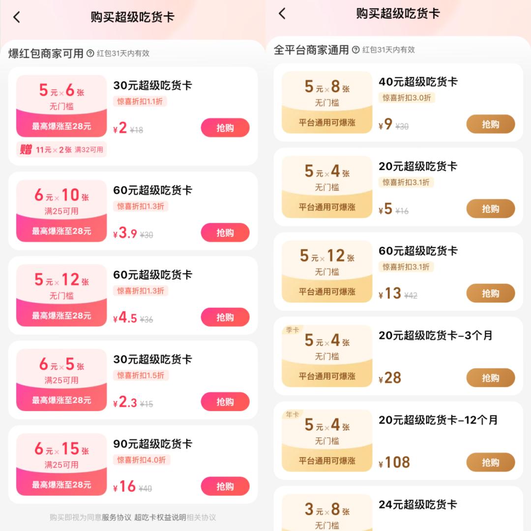 饿了么的阳谋：主打更省的超级吃货卡