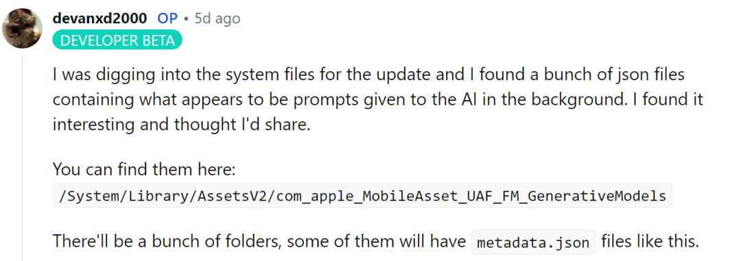 Apple Intelligence提示词原来是这样，还告诉大模型：别幻觉