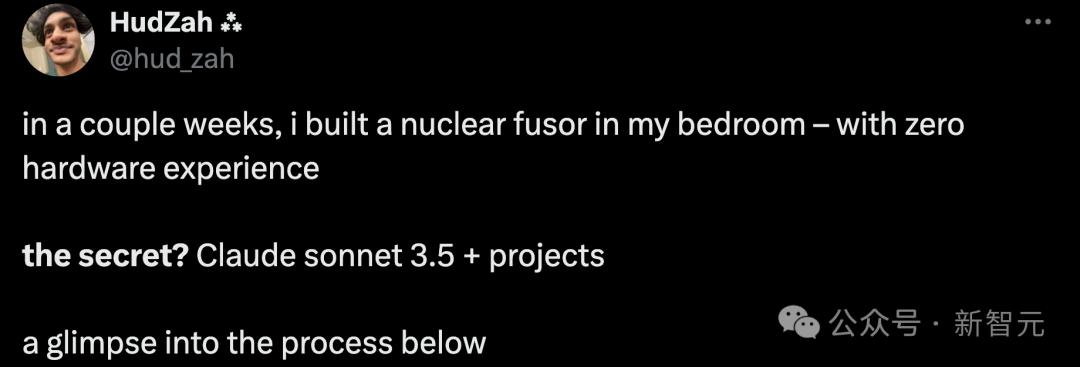 数学系本科生卧室手搓「核聚变反应堆」，Claude 3.5立大功，0基础，狂肝1个月