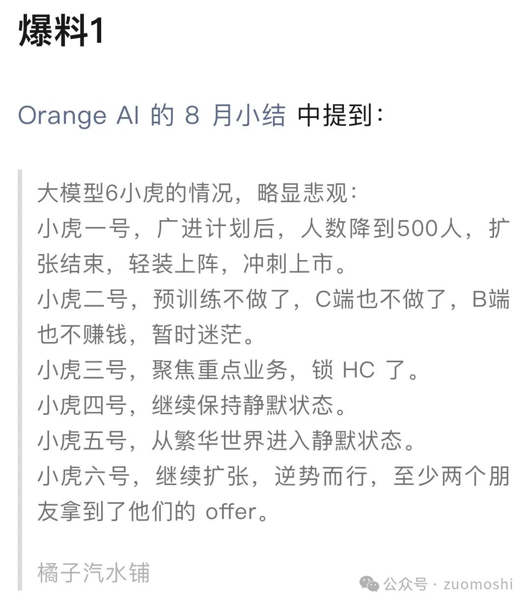 拿什么才能拯救AI大模型(公司）？