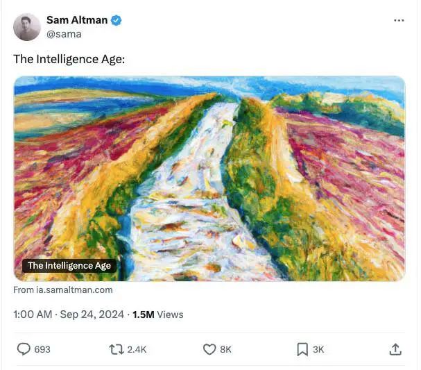 ChatGPT 诞生663天后，奥特曼罕见发表预言长文力推超级智能：时间不多了